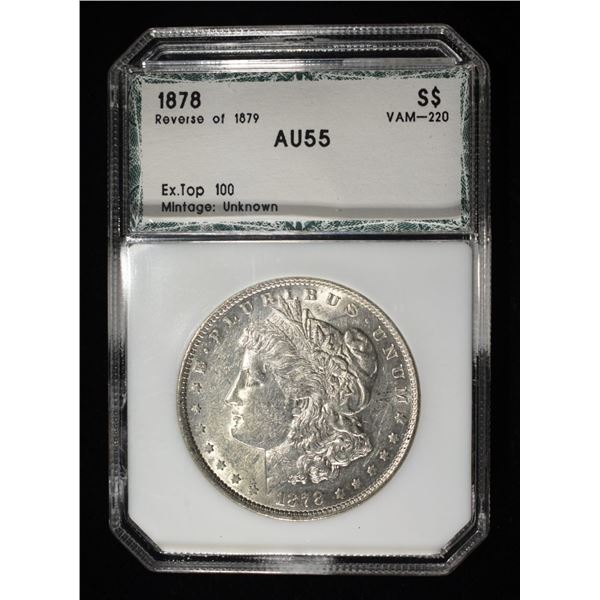 1878 REV 79 MORGAN DOLLAR PCI CH AU
