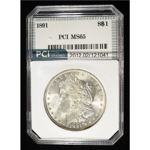 1891 MORGAN DOLLAR PCI GEM BU