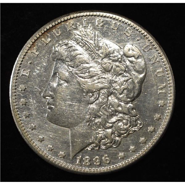 1896-S MORGAN DOLLAR AU