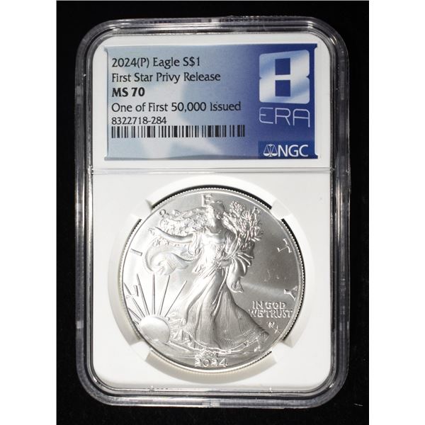 2024(P) AMERICAN SILVER EAGLE NGC MS70