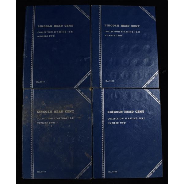 (4) LINCOLN HEAD CENTS COLLECTION WHITMAN