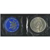 Image 2 : 1972 & (2) 1971 EISENHOWER SILVER DOLLARS