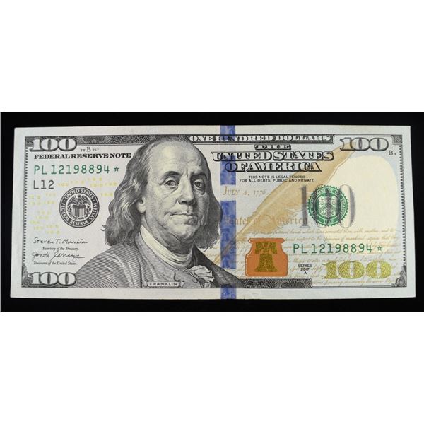 $100 2017A FEDERAL RESERVE NOTE