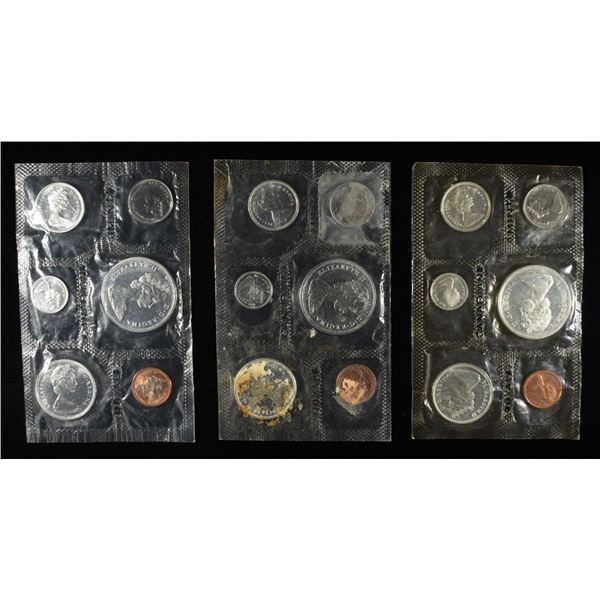 (3) 1965 CANADIAN SILVER PROOFLIKE SETS