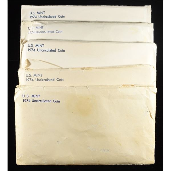 (5) 1974 MINT SETS