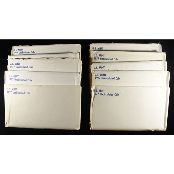 (10) 1977 MINT SETS