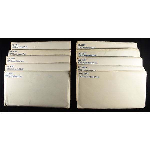 (10) 1978 MINT SETS