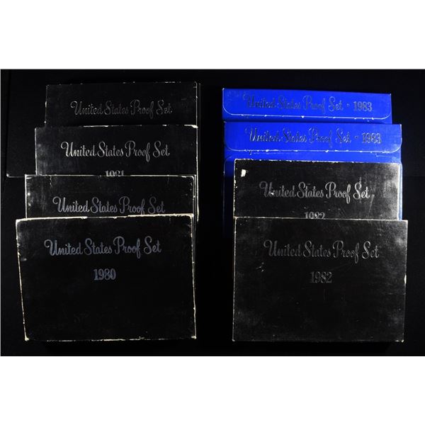 (2) 1980-1983 US PROOF SETS
