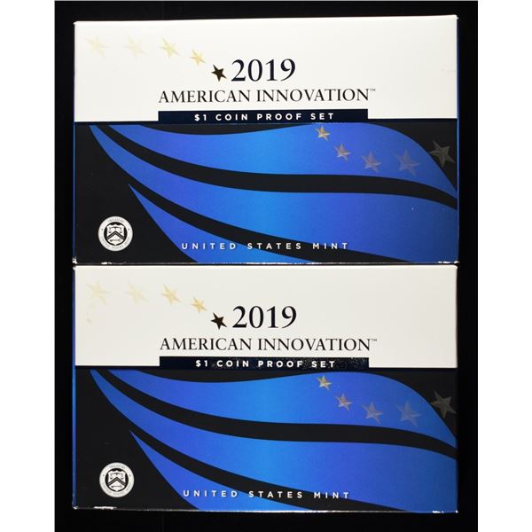 (2) 2019 INNOVATION $1 PROOF SET