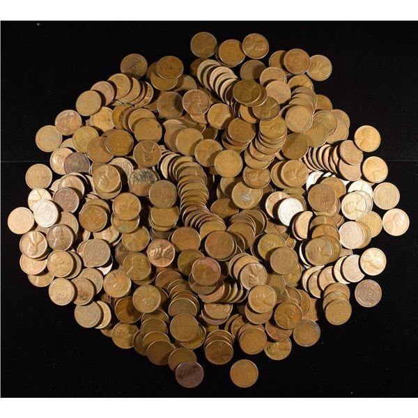 (500) WHEAT CENTS: MIXED DATES
