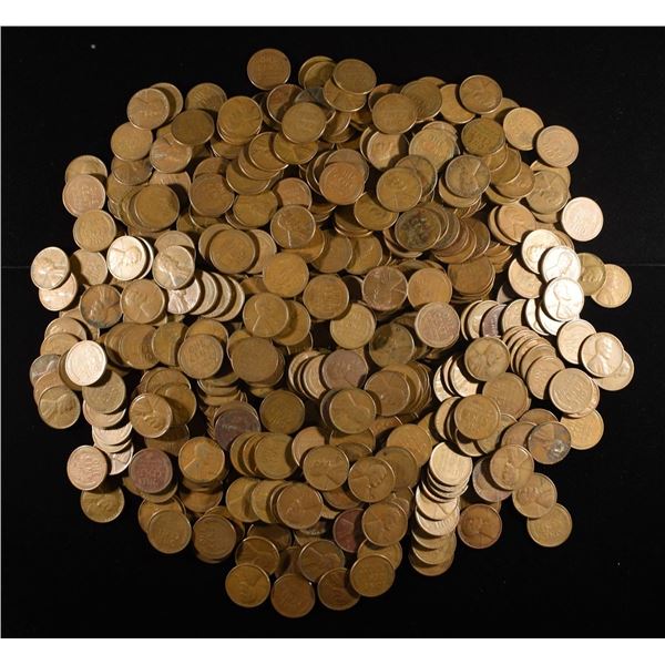 (500) 40'S & 50'S WHEAT CENTS