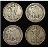 Image 2 : (10) 90% SILVER WALKING LIBERTY HALF DOLLARS