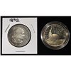 Image 1 : 1892 & 1986-S COMMEM HALF DOLLARS