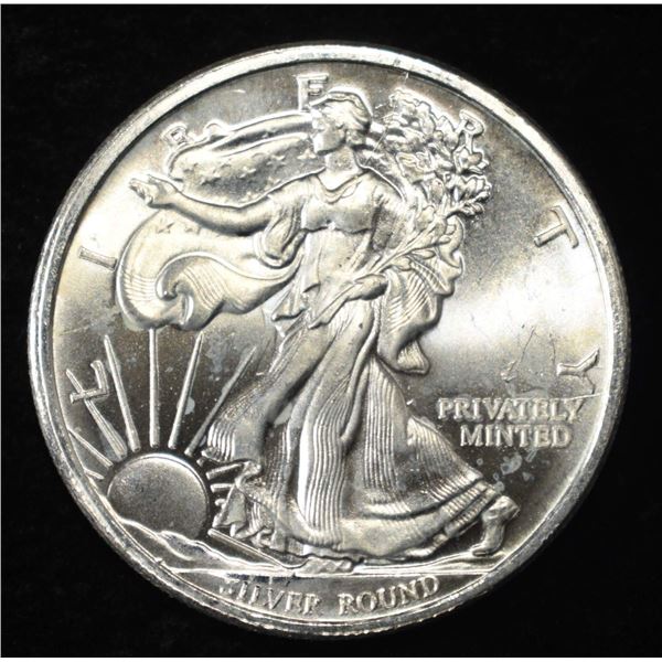 1/2 OZ .999 SILVER ROUND