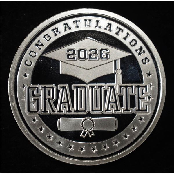 2026 GRADUATION 1 OZ .999 SILVER ROUND