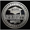 Image 1 : 2026 GRADUATION 1 OZ .999 SILVER ROUND
