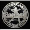 Image 1 : BASEBALL 1 OZ .999 SILVER ROUND