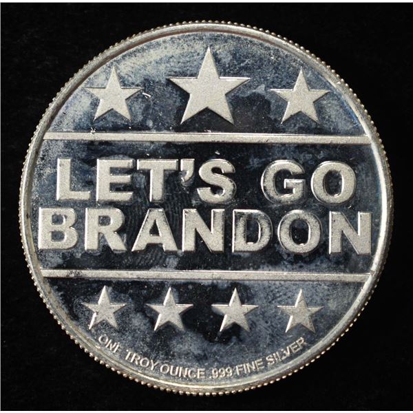 LET'S GO BRANDON 1 OZ .999 SILVER ROUND