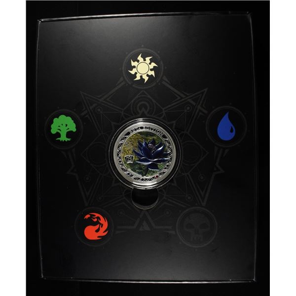 2024 SAMOA 1 OZ BLACK LOTUS .999 SILVER COIN
