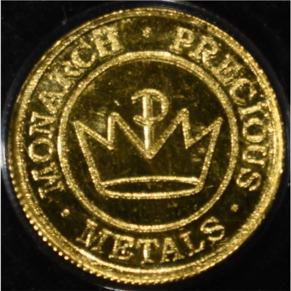 1/2 GRAM GOLD ROUND
