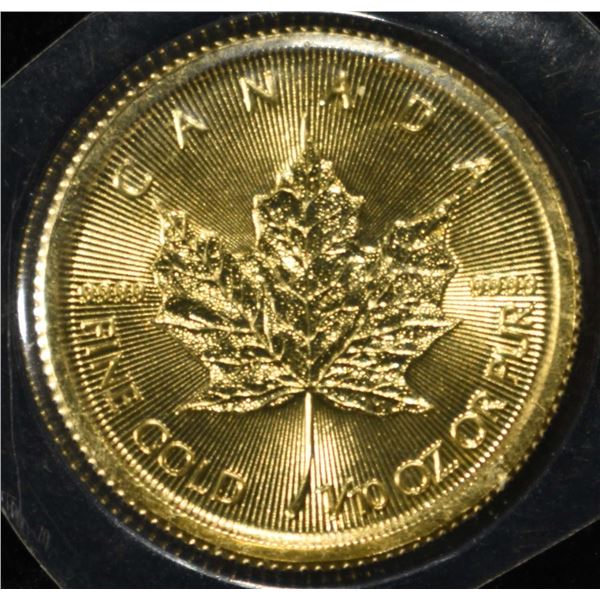 2017 1/10 OZ CANADA GOLD MAPLE LEAF