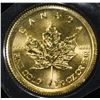Image 1 : 2017 1/10 OZ CANADA GOLD MAPLE LEAF
