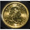 Image 2 : 2017 1/10 OZ CANADA GOLD MAPLE LEAF