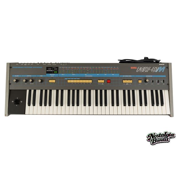 M83 | Anthony Gonzalez Owned & Studio-Used Korg Poly-61M Polyphonic Synthesizer (c. early 2010s)
