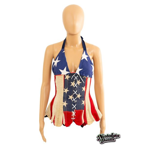 Courtney Love | Blender Cover-Worn, Photo-Matched Custom American Flag Costume Collection (2004)