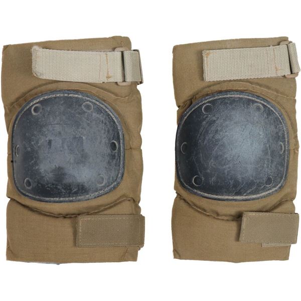 1x US MARINE CORP TACTICAL KNEE PADS TAN COLOR (USED)