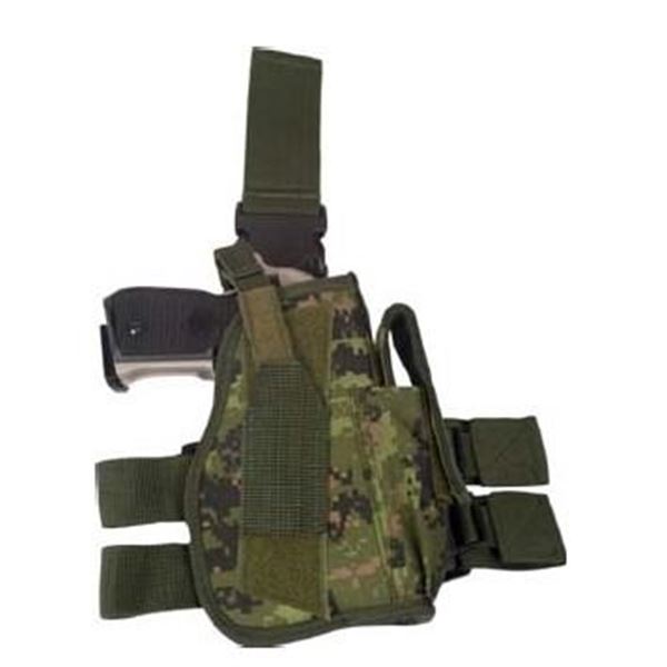 2X Parklands 061640 Black Nato Tactical Leg Holster