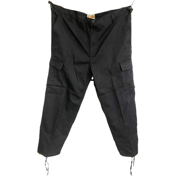 2X Mens  BDU Uniform Pant Black Color Size 3-XLarge-Regular