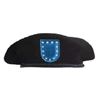 Image 1 : 6X Deluxe Canadian Style Beret Black With Stitched Flash Badge Size 7 1/4