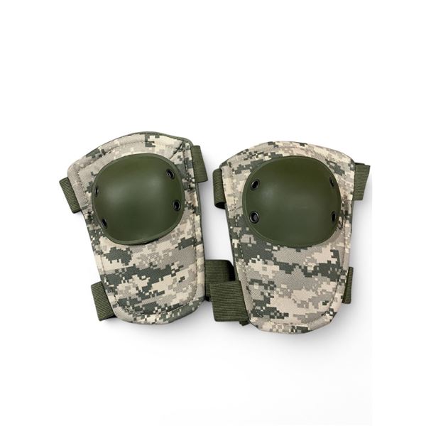 2X Commercial Tactical Elbow Pads ACU Camo Variation