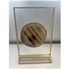 Image 2 : 3.7 INCH NATURAL AGATE SLICE WITH STAND