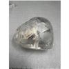 Image 2 : 2.5 inch Clear Quartz Heart with Golden Healer