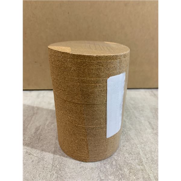 24 Cork Coasters 3.5in