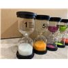 Image 2 : Sand Timers Set 6 Pack Diferent Times