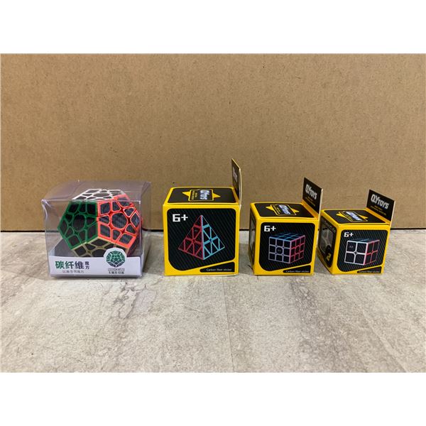 Set of 4 Speed Cube QY Toys