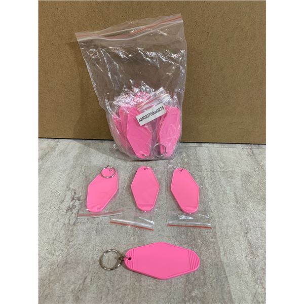 Vintage Motel Keychains Pink