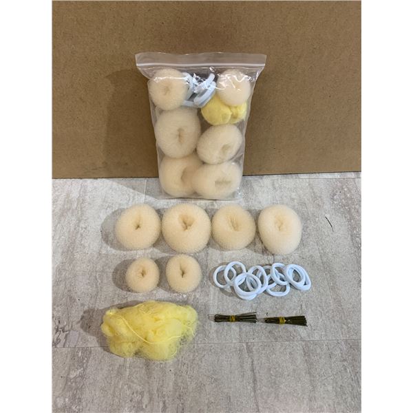 Lot of 2 Hair Bun Maker Kit 37Pcs