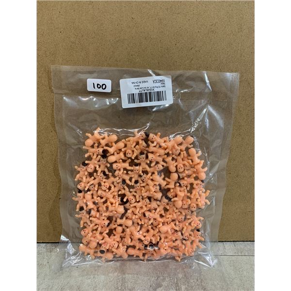 100 Pcs Mini Plastic Babies - For Ice Cubes (Baby Shower)