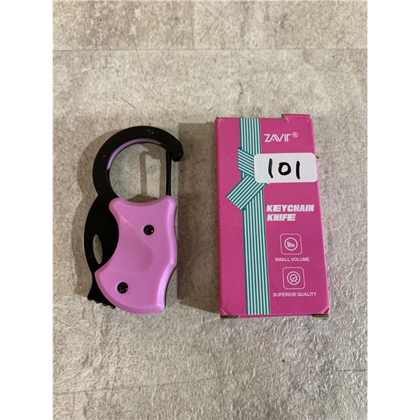 Pink Keychain Knife