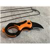 Image 2 : Orange and Black Keychain Knife