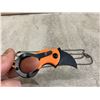 Image 3 : Orange and Black Keychain Knife