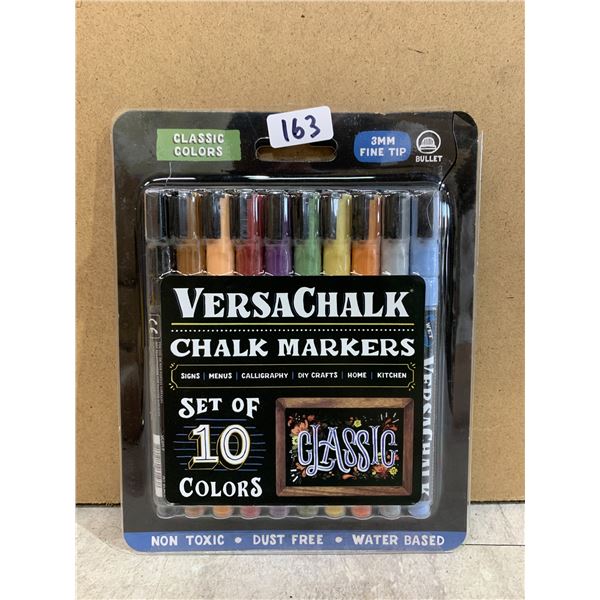 VersaChalk Set of 10 Colours 3mm Fine Tip