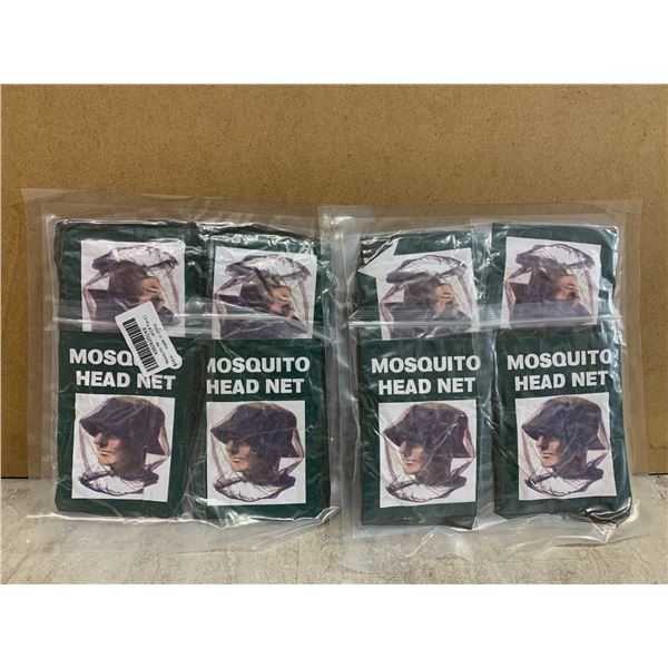 Lot of 2 Mosquito Head Net 4 Pcs Per Pack