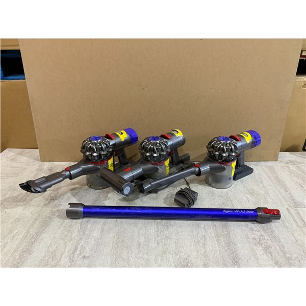 Lot of 3 Handheld Dyson Vacuums