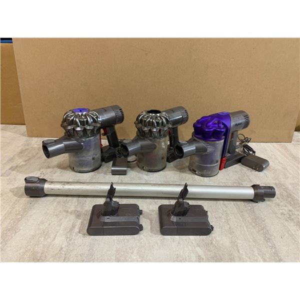 Lot of 3 Handheld Dyson Vacuums