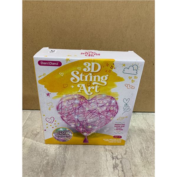 Dan & Darci 3D String Art Kit - 20 Multicolor LED Bulbs